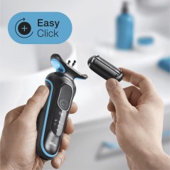 BRAUN Myrtegrøn Shaver 50-M1000s - Precision & Style for a Perfect Grooming Experience